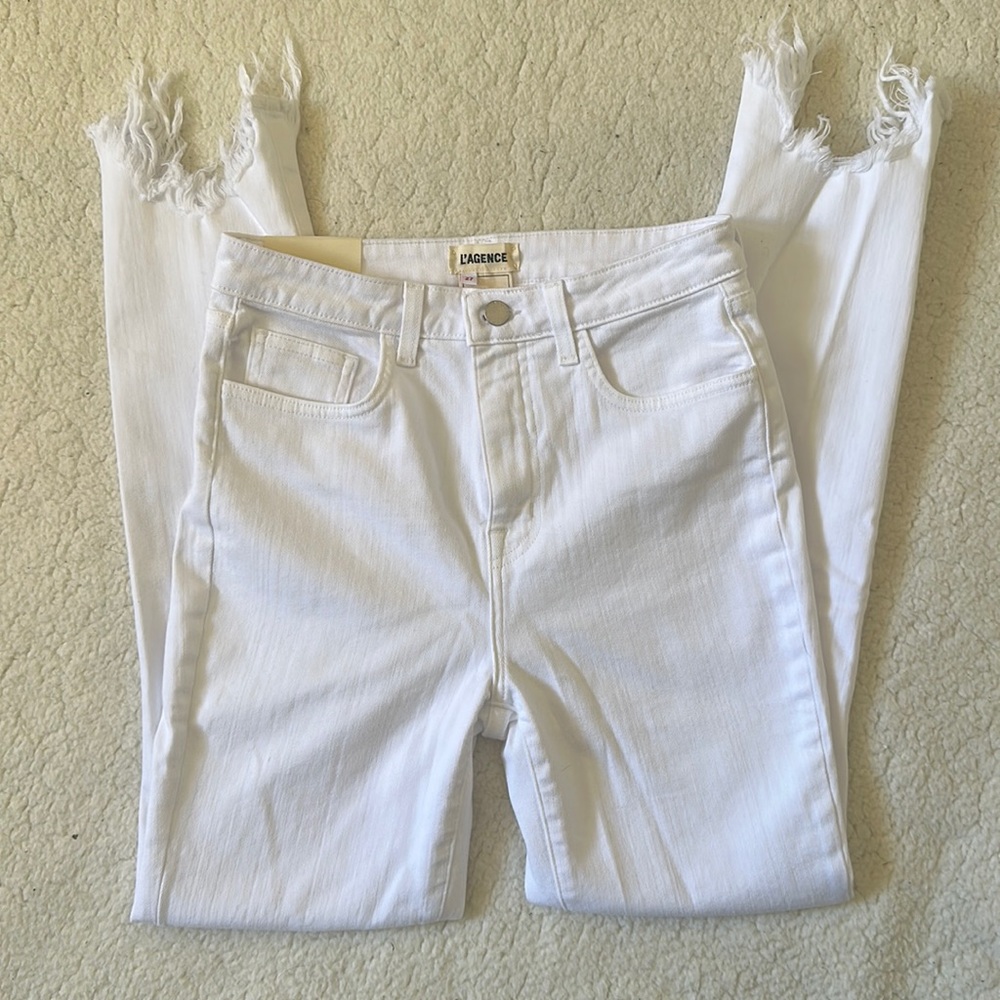 NWT | L’Agence | High Line High Rise Skinny Distressed Stretch Jeans Size 27